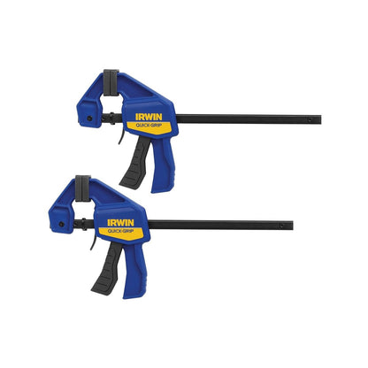 Irwin Quick Grip Mini Clamp Set - 150mm Steel - Lightweight - Strong