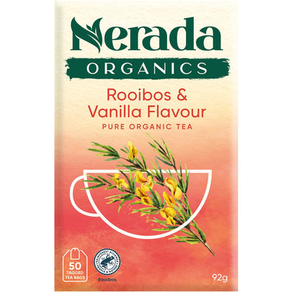 Nerada Organic Rooibos & Vanilla Tea Bags 50 pack