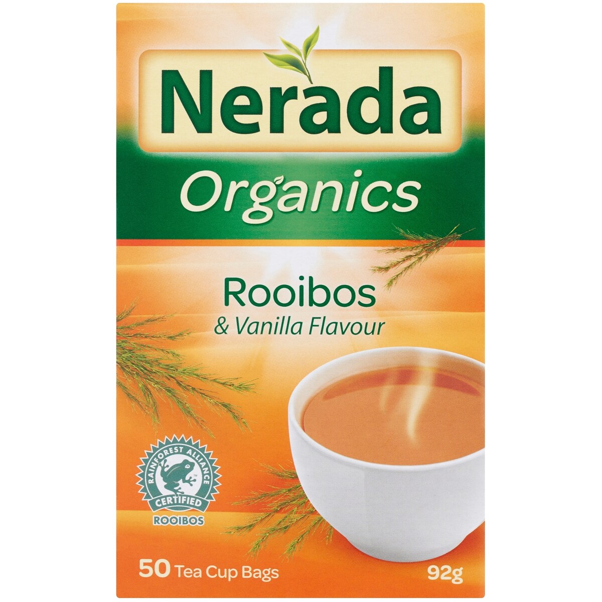 Nerada Organic Rooibos & Vanilla Tea Bags 50 pack