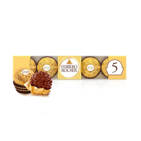 Ferrero Rocher Chocolate Gift Box 5 Pack - 62.5g