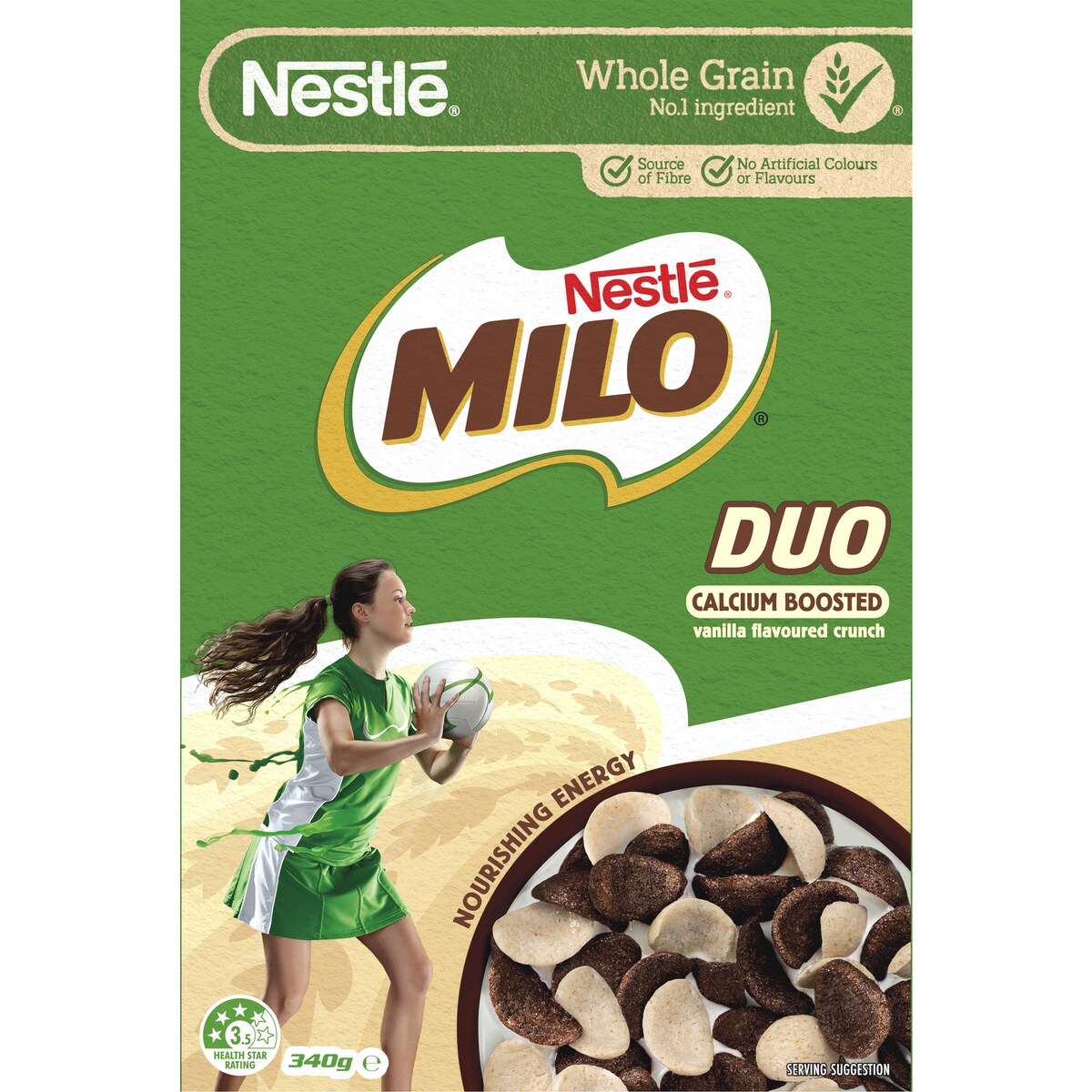 Nestle Milo Duo Breakfast Cereal 340g