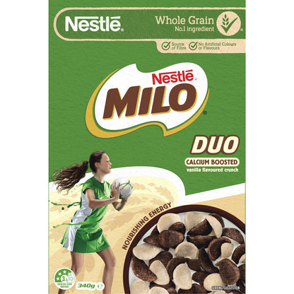 Nestle Milo Duo Breakfast Cereal 340g