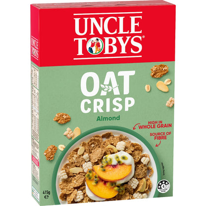 Uncle Tobys Oat Crisp Almond Breakfast Cereal 415g