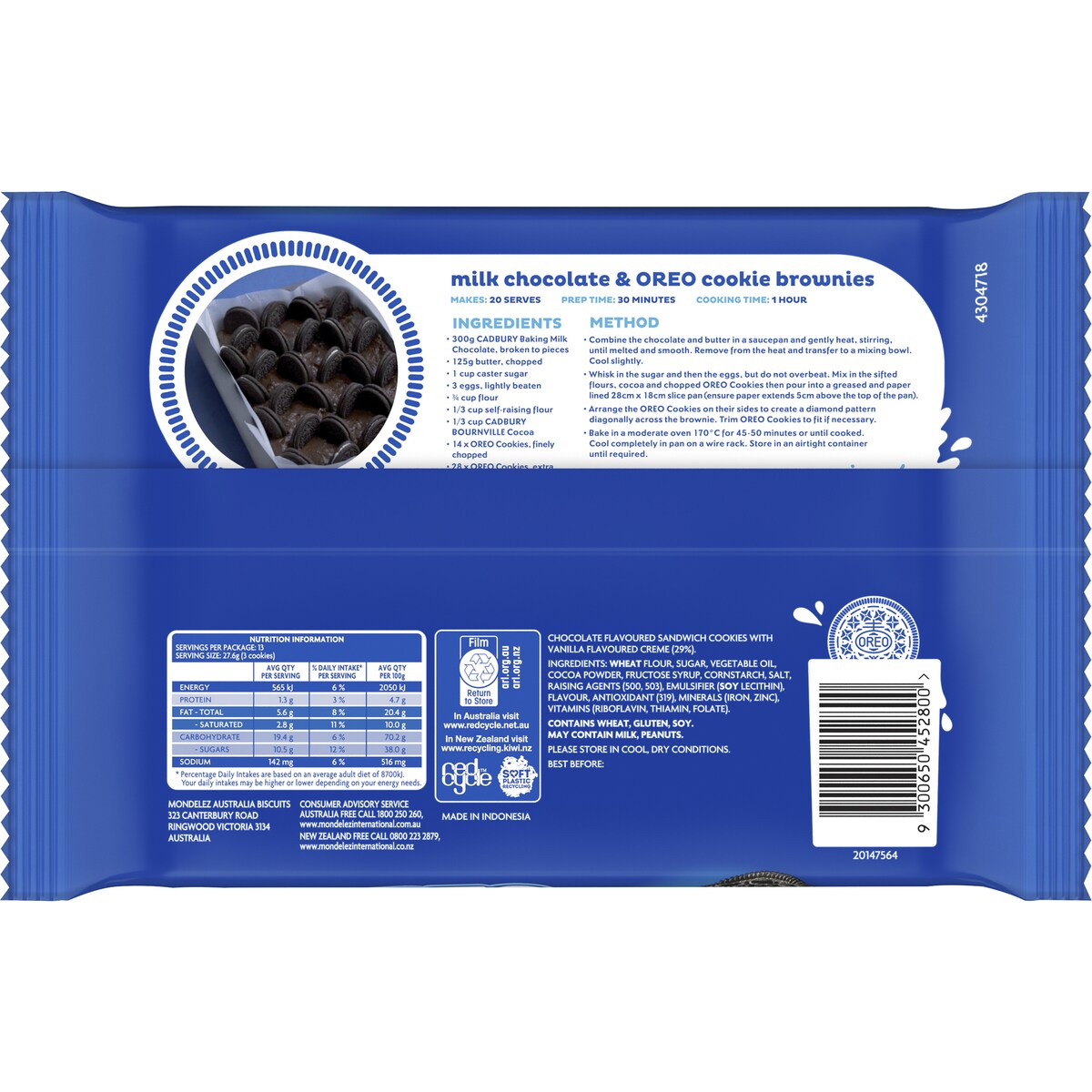 Oreo Original Cookies Family Pack 358g