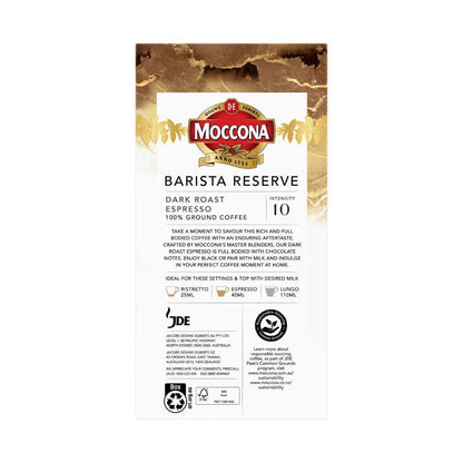 Moccona Barista Reserve Dark Roast Espresso Coffee Capsule - 10 Pack