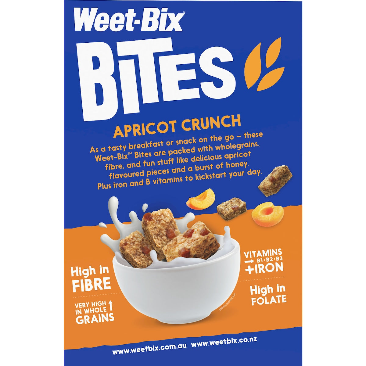Weet-bix Bites Apricot Breakfast Cereal 500g