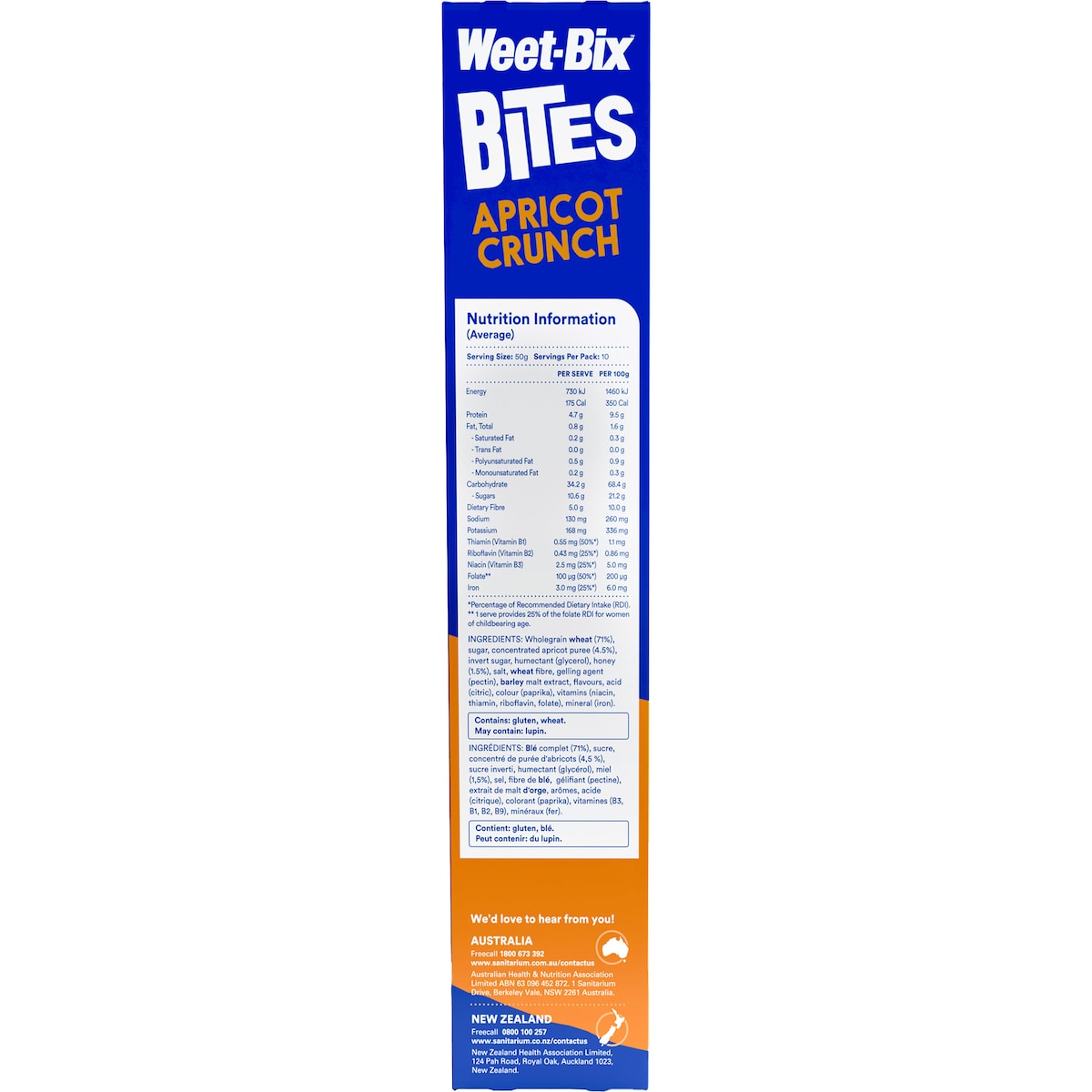 Sanitarium Weet - Bix Weet-bix Bites Apricot Breakfast Cereal 500g