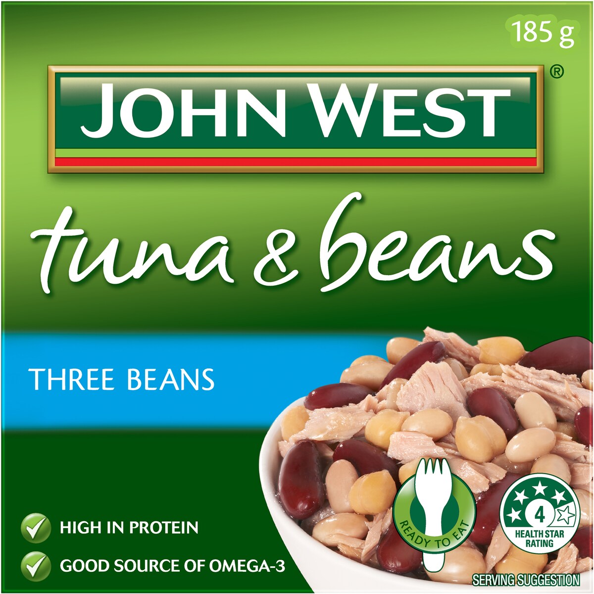 John West Tuna & 3 Beans 185g