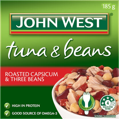 John West Tuna & Beans Roasted Capsicum 185g
