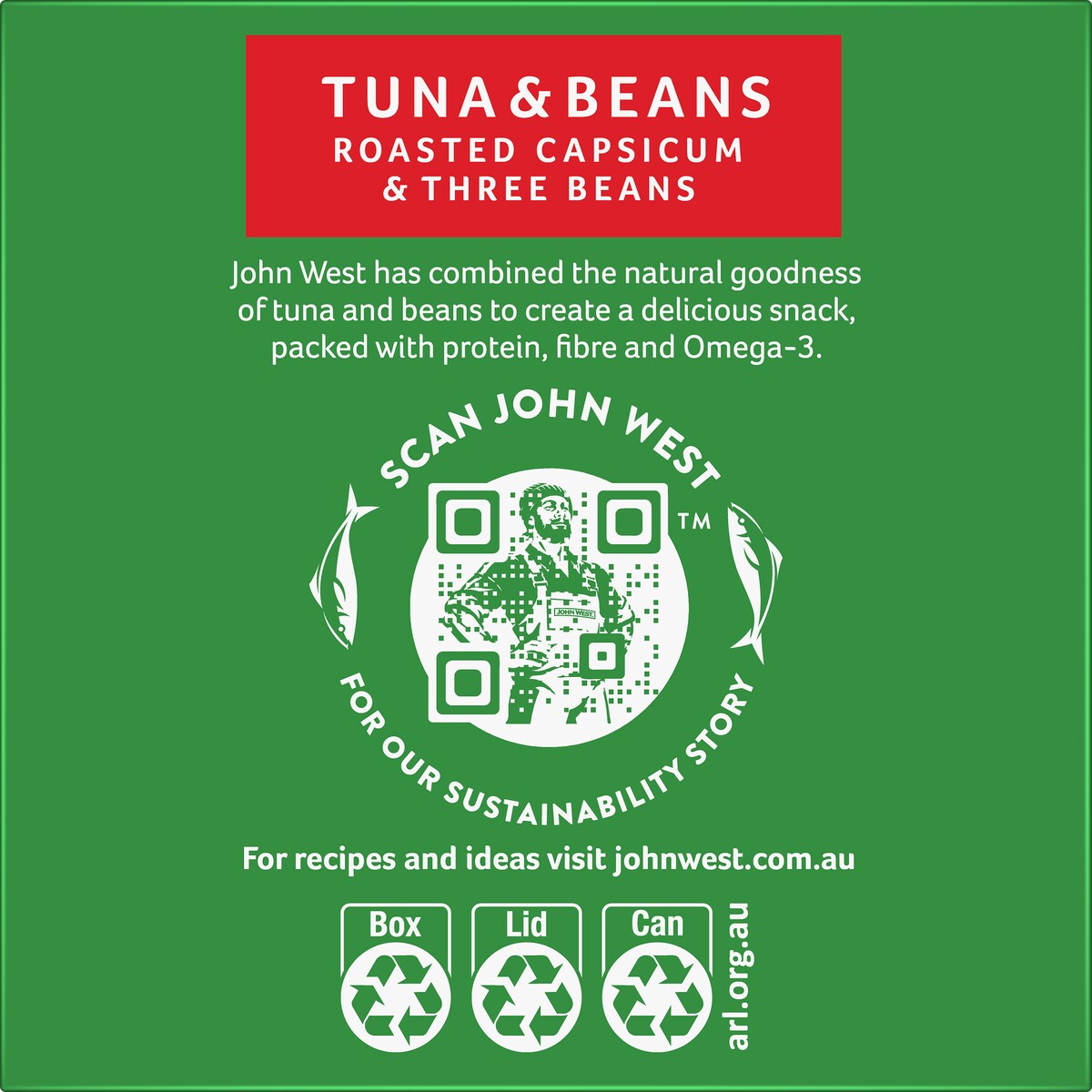 John West Tuna & Beans Roasted Capsicum 185g