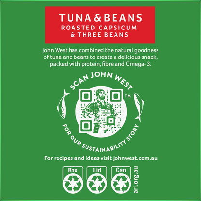 John West Tuna & Beans Roasted Capsicum 185g