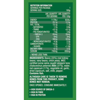 John West Tuna & Beans Roasted Capsicum 185g