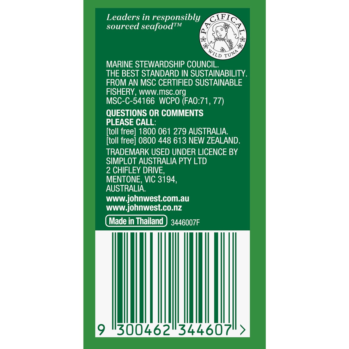 John West Tuna & Beans Roasted Capsicum 185g
