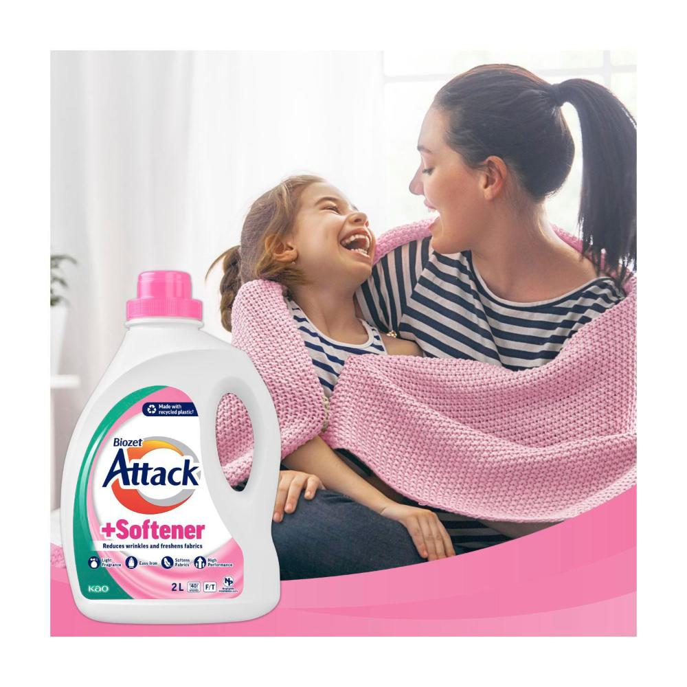 Biozet Attack Liquid Plus Softener - 2L