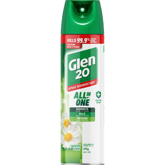 Glen 20 All-in-one Country Scent Disinfectant Spray 375g