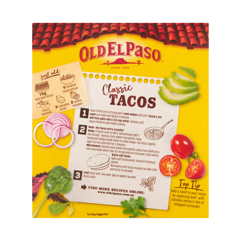Old El Paso Mexican Style Hard N Soft Taco Kit - 560g