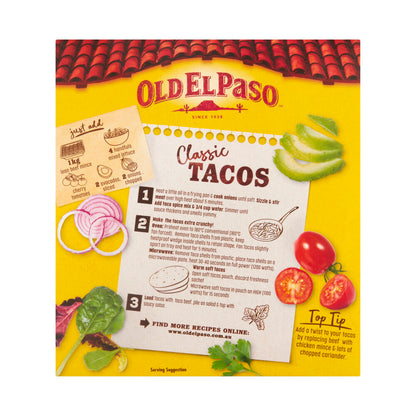 Old El Paso Mexican Style Hard N Soft Taco Kit - 560g