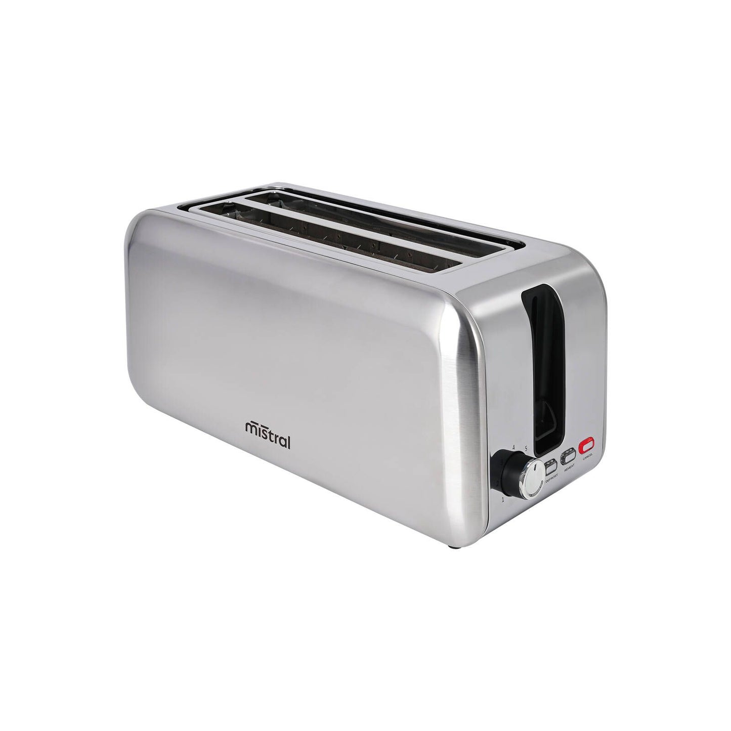Mistral 4 Slice Toaster - Stainless Steel - 384 x 179 x 165mm