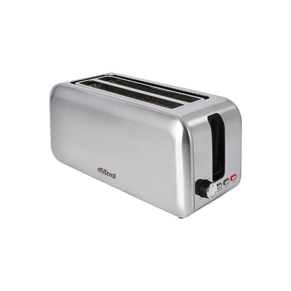 Mistral 4 Slice Toaster - Stainless Steel - 384 x 179 x 165mm