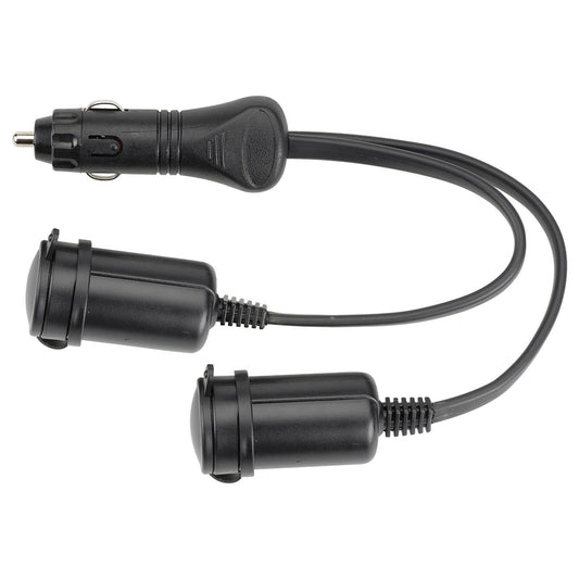 Narva Heavy Duty Adaptor - Twin Accessory Sockets - 150mm