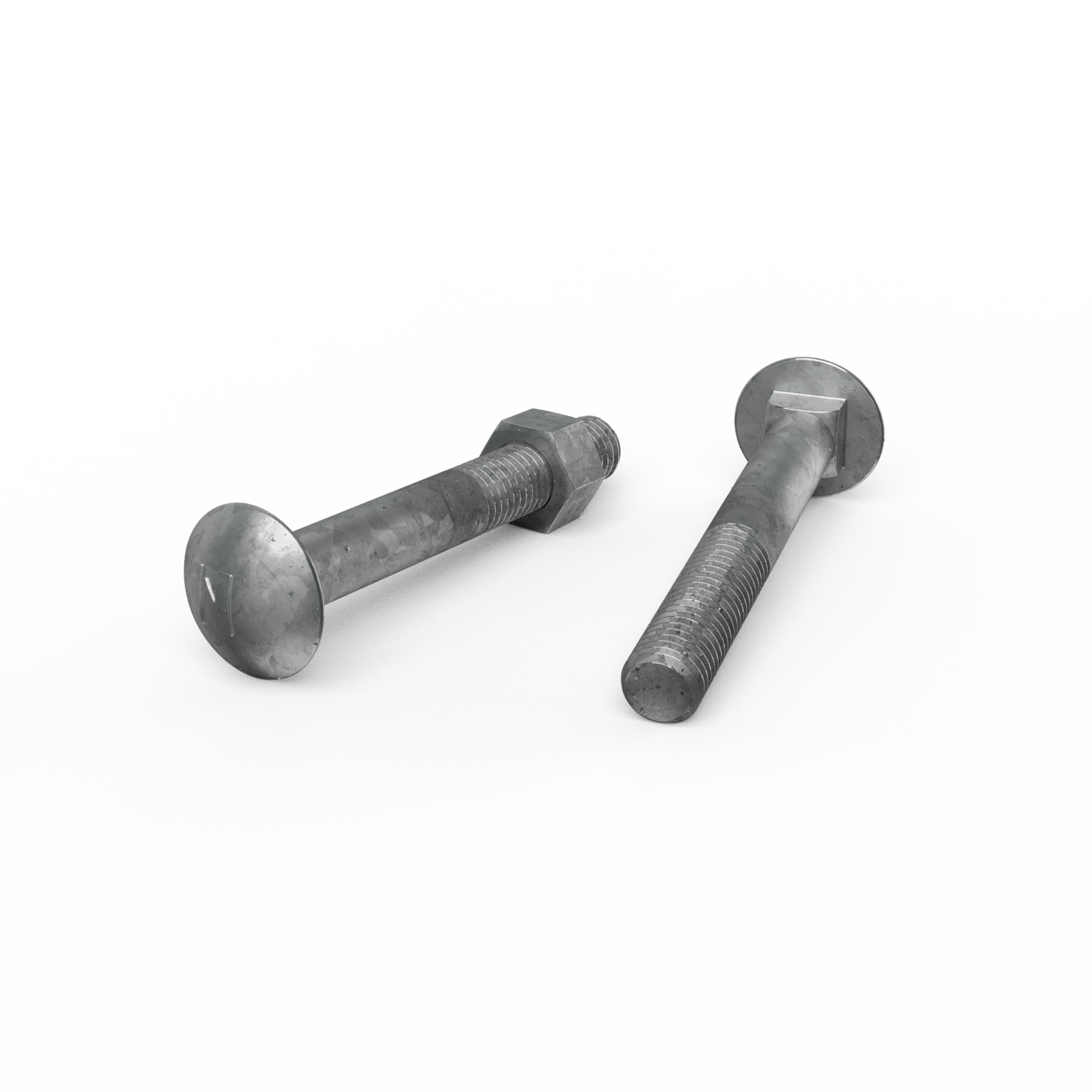 Zenith Hot Dip Galvanised Cup Head Bolts & Nuts - M12 x 90mm