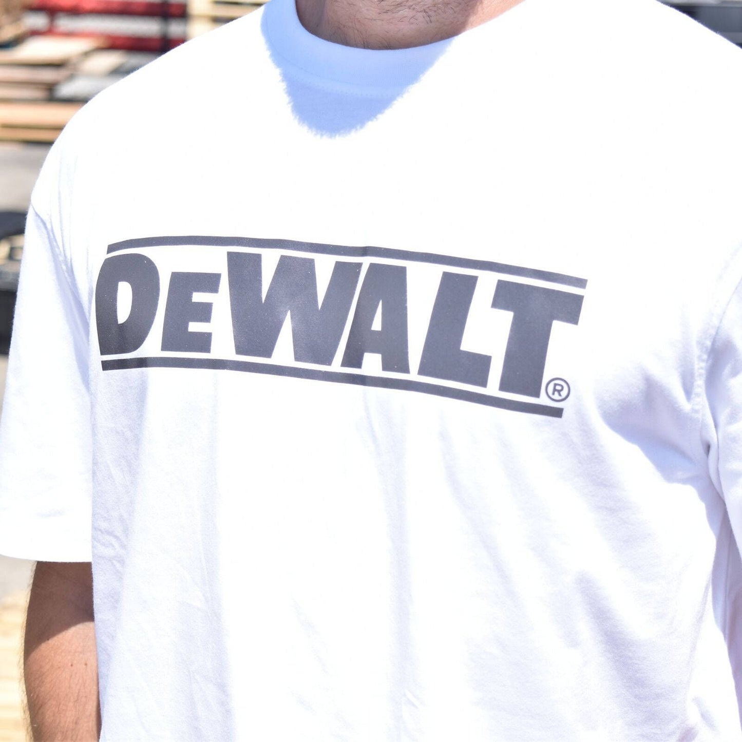 DEWALT White Oxide Crew Neck Shirt - XL