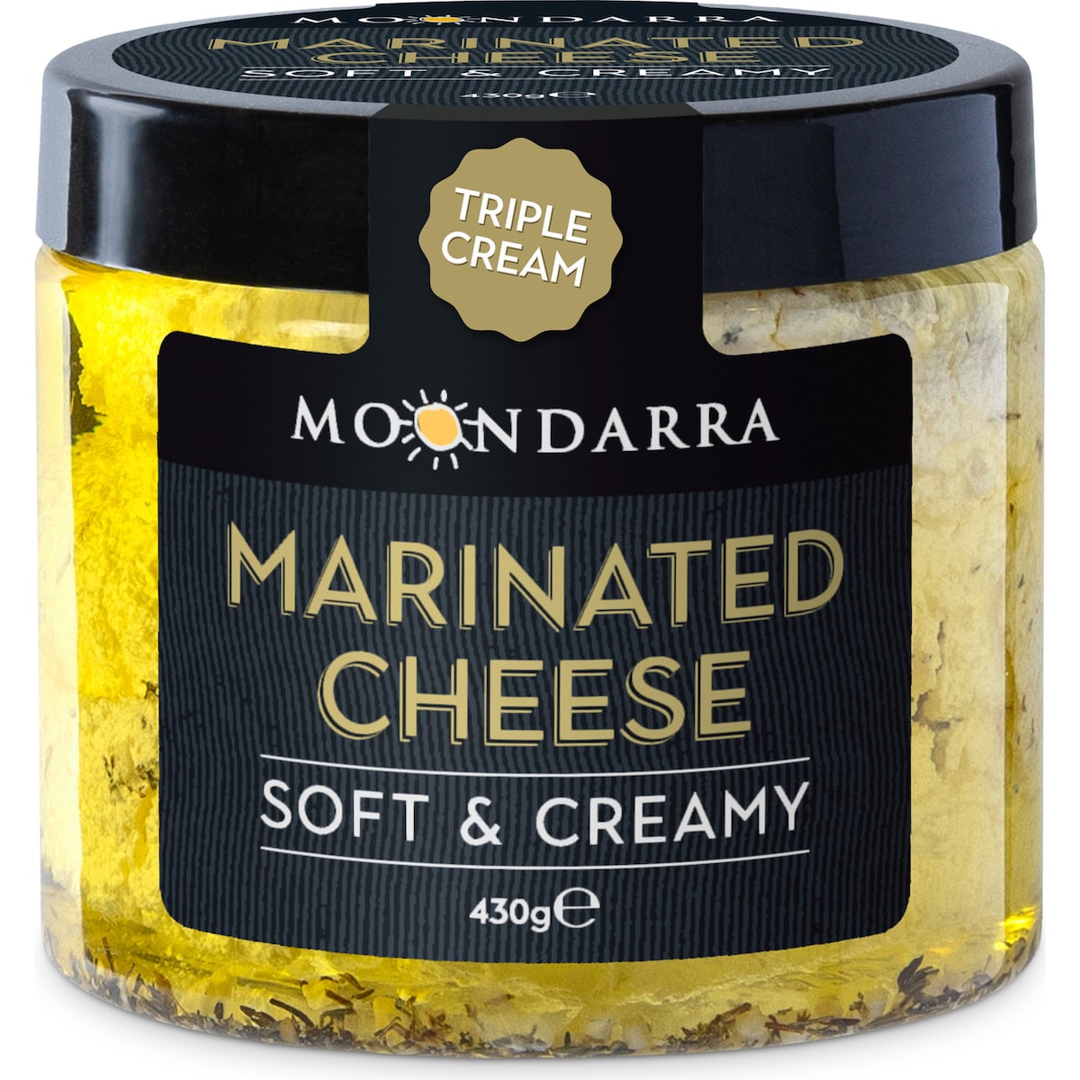 Moondarra Marinated Cheese Soft & Creamy 430g