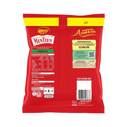 Allen's Lollies Large Value Bag Minties Mint Chews - 375g