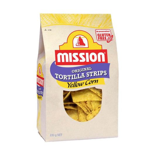 Mission Original Yellow Corn Tortilla Strips - 230g