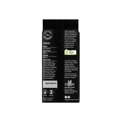 Bean Ground & Drunk Organic assic Medium Roast Fairtrade Coffee - 250g