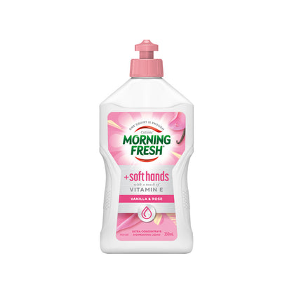 Morning Fresh Soft Hands Vanilla & Rose Dishwashing Liquid - 350mL