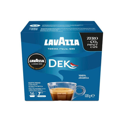 Lavazza Dek Decaffeinated A Modo Mio Coffee Pods - 16 pack