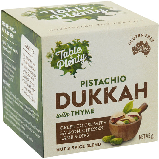 Table Of Plenty Dried Spices Dukkah Pistachio 45g