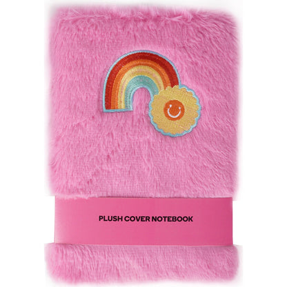 Notebook With Plush Cover Assorted Each