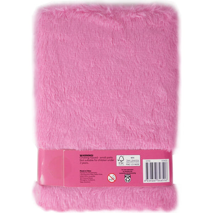 Notebook With Plush Cover Assorted Each