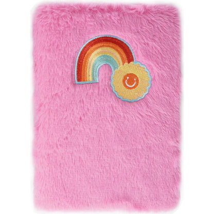 Notebook With Plush Cover Assorted Each
