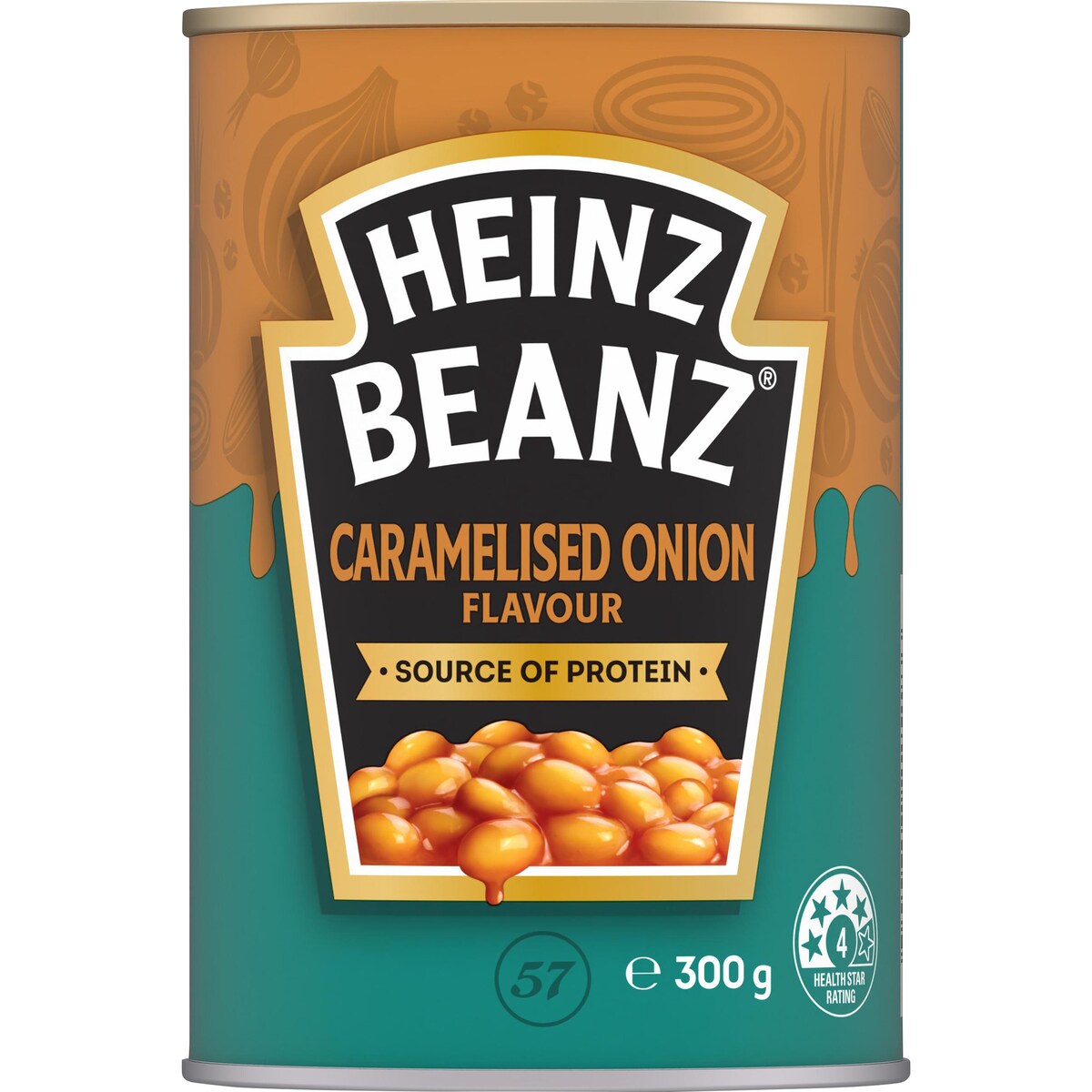 Heinz Beanz Baked Beans Caramelised Onion Flavour 300g