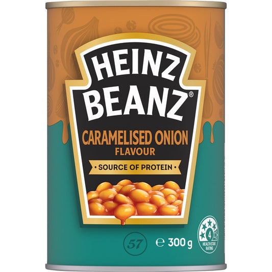 Heinz Beanz Baked Beans Caramelised Onion Flavour 300g
