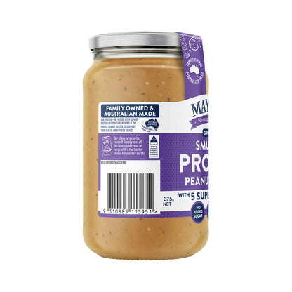 Mayvers Protein Plus Natural Peanut Butter With Five Seeds - 375g