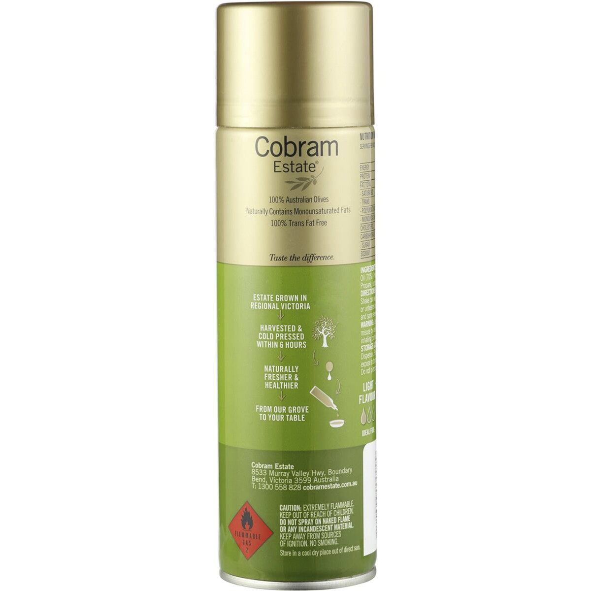 Cobram Extra Light & Delicate Olive Oil Spray 225g