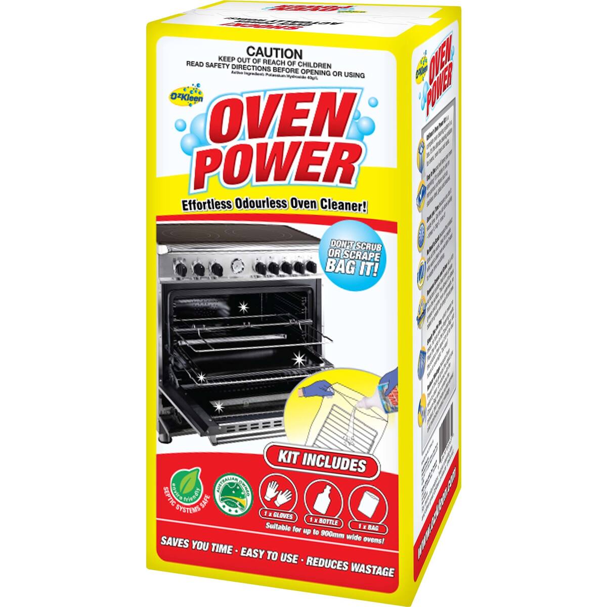 Ozkleen Oven Power Odourless Cleaner Kit Each