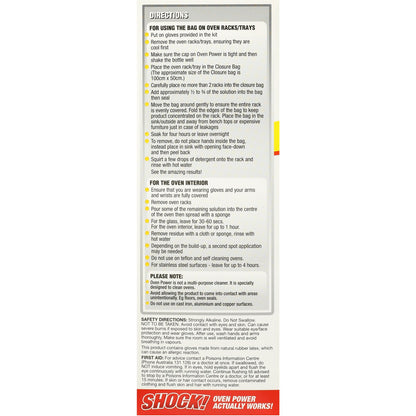 OzKleen Oven Power Odourless Oven Cleaner Kit each
