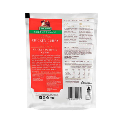 San Remo La Pasta Chicken Curry Flavour Pasta & Sauce - 80g