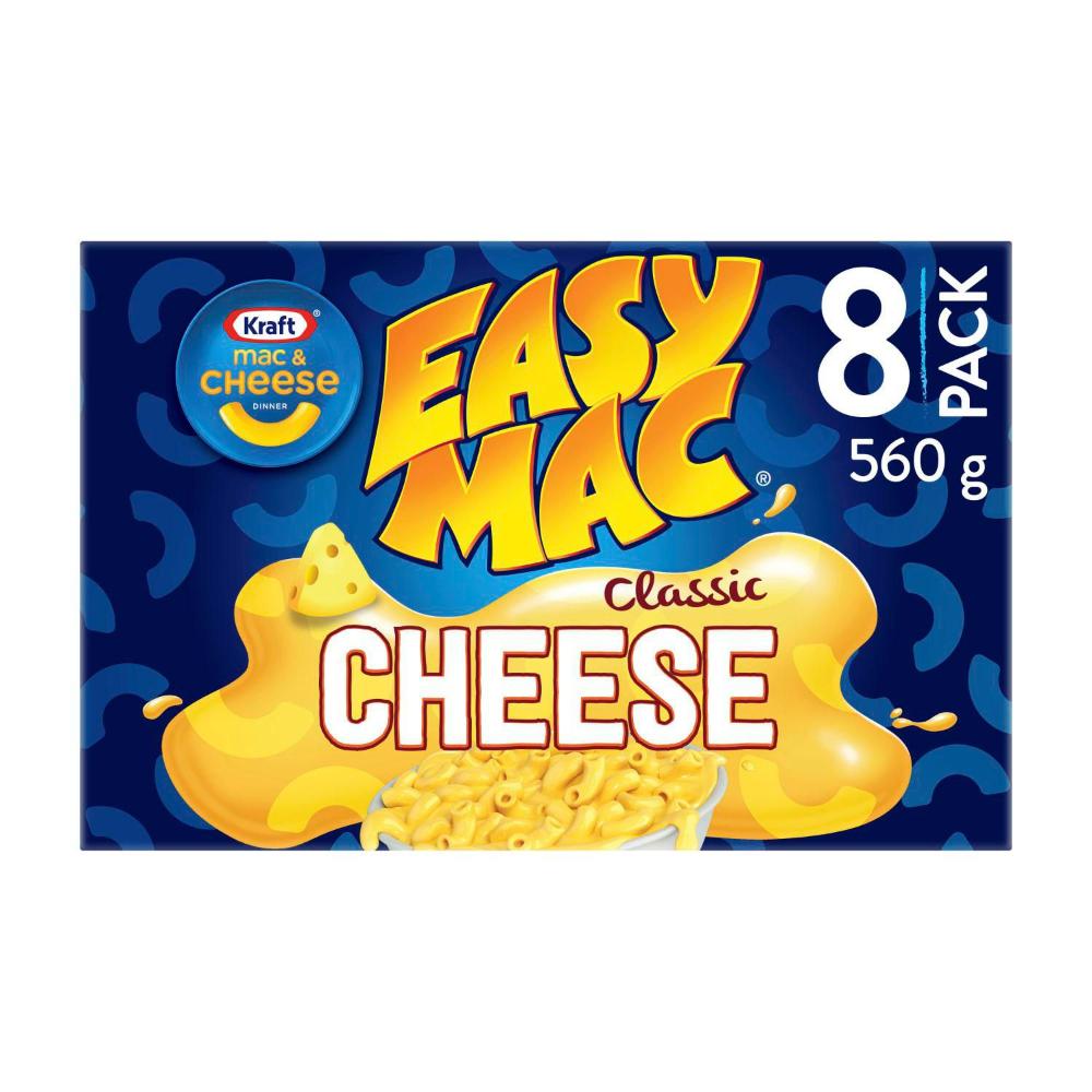 Kraft Easy Mac And Cheese Classic Cheese Pasta Macaroni Noodles - 560g