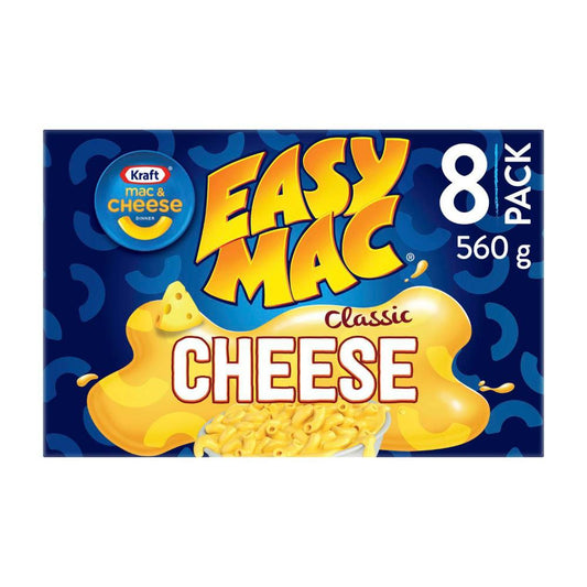 Kraft Easy Mac And Cheese Classic Cheese Pasta Macaroni Noodles - 560g