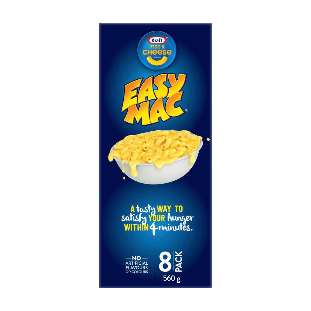 Kraft Easy Mac And Cheese Classic Cheese Pasta Macaroni Noodles - 560g