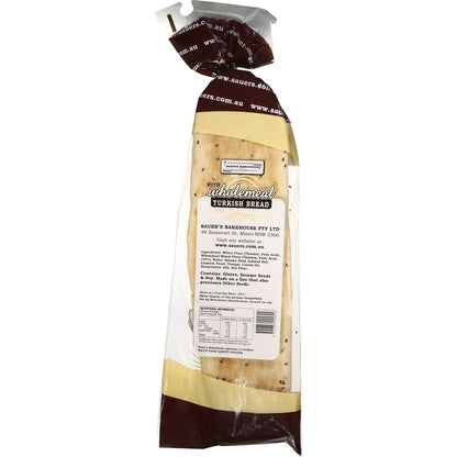 Sauer's Bakehouse Turkish Bread Wholemeal 430g