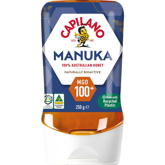 Capilano Manuka Mgo 100+ Honey Squeeze Bottle 250g