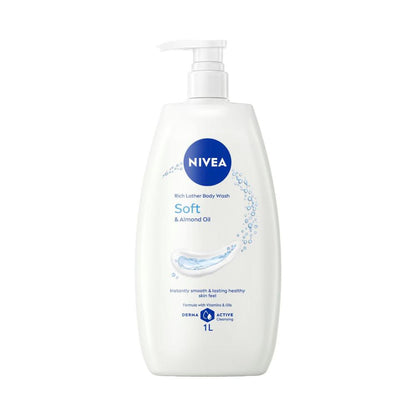 Nivea Shower Body Wash Rich Moisture Soft - 1L