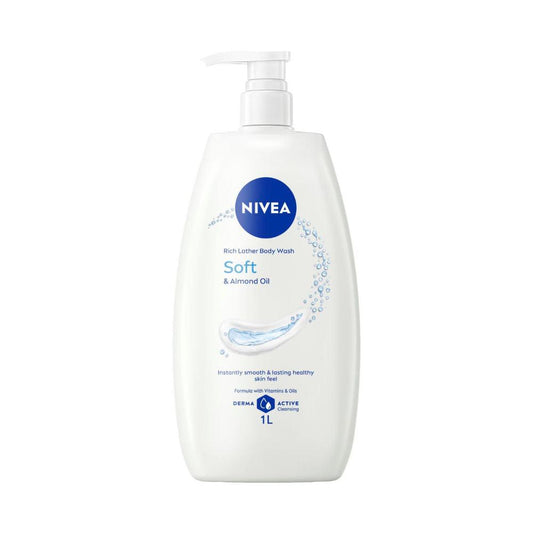 Nivea Shower Body Wash Rich Moisture Soft - 1L